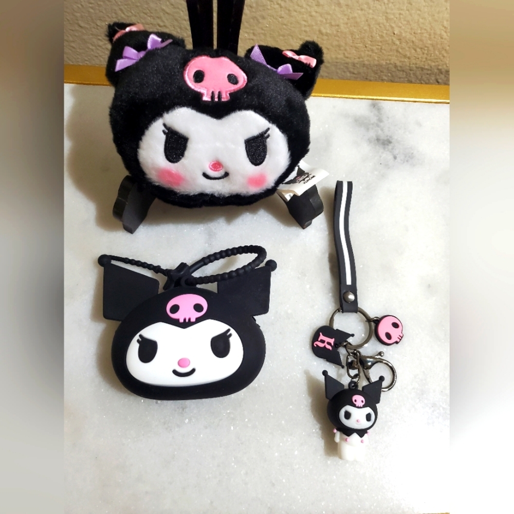 Kuromi Plush and Accessories Set